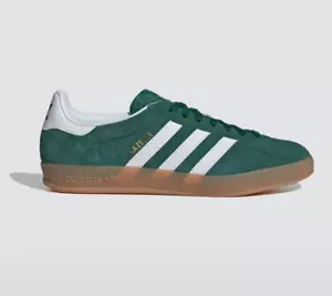 Adidas Gazelle Indoor Collegiate Green Cloud White Shoes JI2062 - Picture 1 of 6