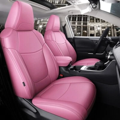 MOTOPTES CUSTOM CAR SEAT COVERS FOR 2007-2014 TOYOTA FJ CRUISER DURABLE LEATHER  - Image 1 of 4