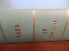 Nasa Sp 3039 3041 Bound Hardcover Ex Federal Aviation Library Book 032416Ame