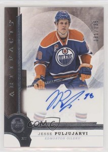 2016 Artifacts Roman Numeral Rookies Redemptions Jesse Puljujarvi Rookie Auto RC