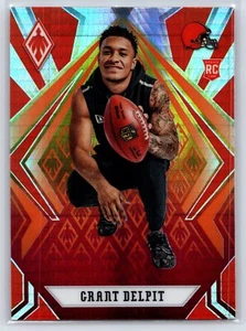 2020 Phoenix Grant Delpit Rookie Fire Burst #160 braun - Bild 1 von 2