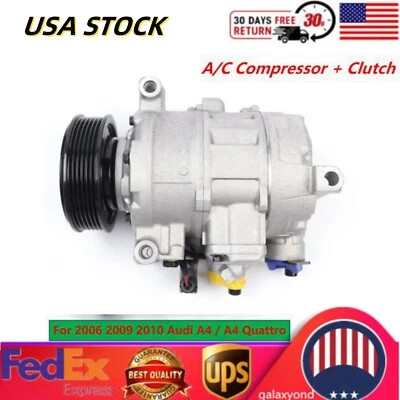 Compresor aire acondicionado con embrague para Audi A4 / A4 Quattro 2006-2010 Foto 1 de 4