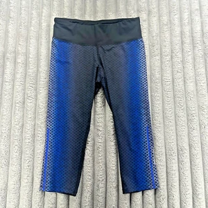 C9 by Champion Women's Large Capri Leggings Mid Waist Black Blue Gray Athleisure - Picture 1 of 7