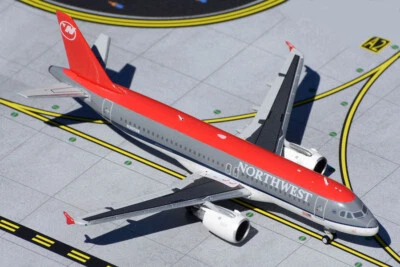 GeminiJets Northwest Airlines para avión Airbus A320 N365NW 1/400 modelo preconstruido Foto 1 de 4