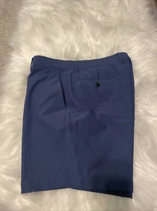 Michael Kors Shorts Mens 32 Blue Flat Front nylon Casual Pockets Stretch - Picture 1 of 6