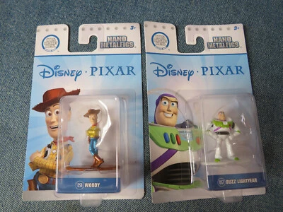 Disney Nano Metalfigs Buzz Lightyear & Woody Figs (DS5 & DS8) 100% Die-Cast NEW - Image 1 of 4