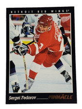 1993-94 Pinnacle Hockey Sergei Federov #54 Detroit Red Wings NHL