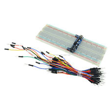 MB102 Power Supply Module 3.3V 5V+MB102 Breadboard Board 830 Point+ Jumper Cable