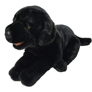 Kids Preferred Black Lab Labrador Puppy Dog Stuffed Animal Tongue 16” Plush RARE - Picture 1 of 12