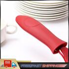 Heat-resistant Silicone Pot Cookware Hot Handle Holder Kitchen Tool (Red)