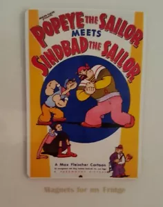 DE COLECCIÓN 1936 PÓSTER PUBLICITARIO POPEYE & SIMBAD IMÁN NEVERA - M599 PDF - Imagen 1 de 1