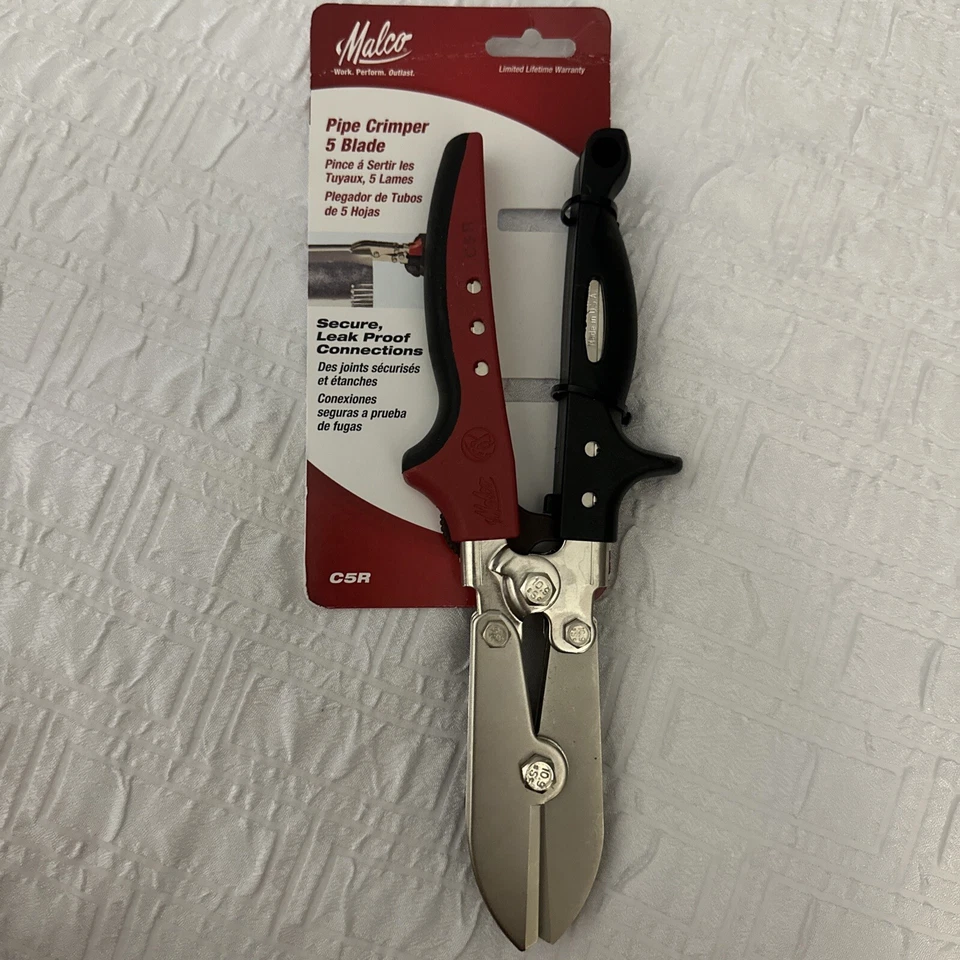 Malco C5r Pipe Crimper Leak Proof Connections Fast Shipped