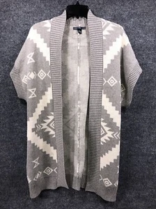 Ralph Lauren American Living Long Knit Grau Damen Strickjacke Kurzarm Small - Bild 1 von 7