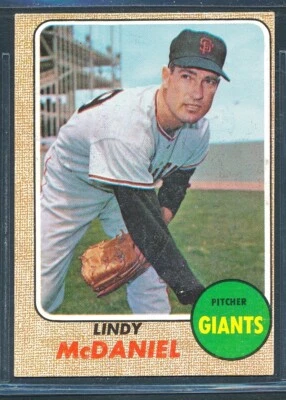 1968 Topps #545: LINDY McDANIEL "San Francisco Giants" ~ EX-MT - Image 1 of 2