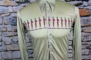 Camicia uomo NIK NIK vintage made in Italy epoca anni 20 uomo in smoking rara da collezione - Foto 1 di 9