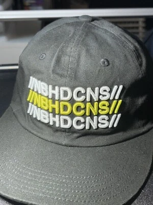 Gorra Converse X Neighborhood Six Panel Negra Muy Buen Estado Foto 1 de 4