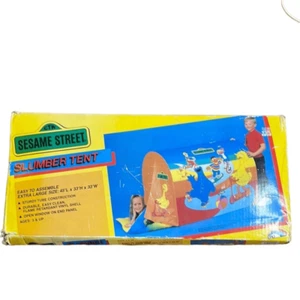 80s Vintage Ero Sesame Street Slumber tent 44”L x 33”W x 33”H - Picture 1 of 7