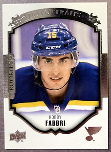 2015-16 Upper Deck UD Portraits Rookies #P-105 Robby Fabbri St. Louis Blues - Picture 1 of 1
