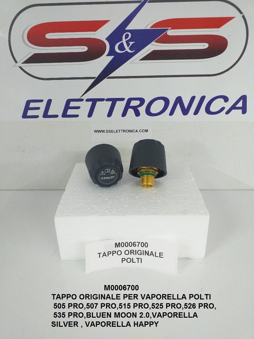 Tappo Caldaia Polti Per Ferro Da Stiro - Ricambio Originale 1/2 Maschio, 20.5mm, Per Vaporella 2H Pro