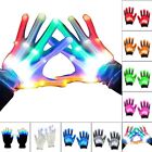 1 Pair LED Light Gloves Color Changing Luminous Flashing Halloween Stage Perform