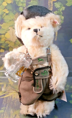 limitierter STEIFF Teddy / Teddybär MÜNCHNER BÄR (670596) mit Musikwerk - Bild 1 von 4