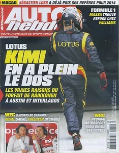 AUTO HEBDO n°1935 du 13 NOVEMBRE 2013 WEC SHANGHAI WRC HYUNDAI - Photo 1/1