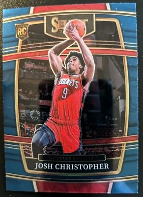 2021-22 Panini Select Basketball Josh Christopher Rookie #48 Houston Rockets - Image 1 of 4