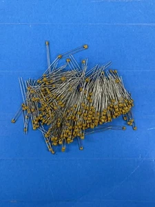 5H 500-pcs Ceramic Multilayer Capacitor Radial 0.1uF 50V 20% Y5V 30/-80% - Picture 1 of 4