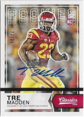 2016 Panini Classics TRE MADDEN Auto Rookie Silver /25 - Image 1 of 2