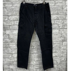NWT Vilebrequin Kid's Sz 12 Washed Black Cargo Tapered Pant - Picture 1 of 13