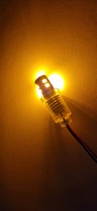Yellow 6v 2x 6x 10x E10 LED Screw Mount Screwable Bulb Illuminant Lighting - Picture 1 of 9