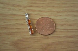 0.60ct Tangerine Kyanite Pendant in Platinum Over Fine Sterling Silver - Picture 1 of 4