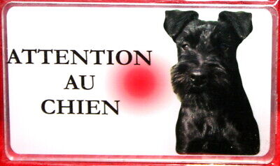 Schnauzer Plaque ATTENTION AU CHIEN Panneau Avertissement Pancarte P9 • 9.40€