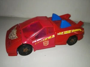 Transformers G1 Red Car robot Hasbro/Takara 1991 Autobot , Turbomasters Flash - Imagen 1 de 8