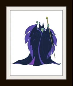 DISNEY CRAFT METAL DIE, MALEFICENT MIT PERSONAL VON 1959 FILM SCHLAFENDE SCHÖNHEIT - Bild 1 von 2