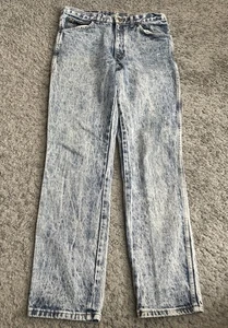 H.I.S. Blues Jeans Mens 32x32 Made in USA Acid Wash Vintage - Picture 1 of 12