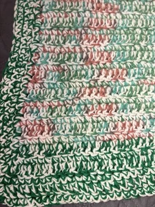 Manta de punto de ganchillo afgano 37x42 de colección otoño/invierno, para bebé o manta. - Imagen 1 de 4