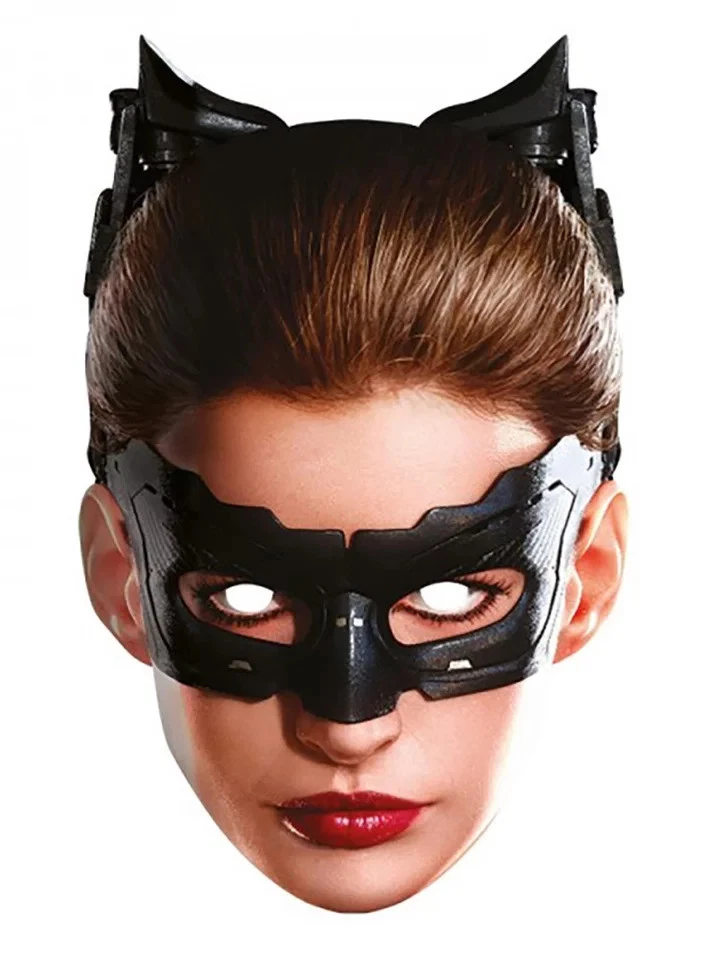 Masque en carton Catwoman - Masque simple au look réaliste - Photo 1/1