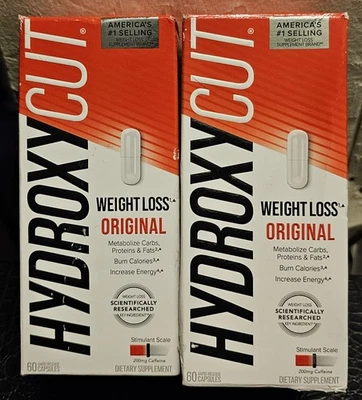 LOTE DE 2 Hydroxycut W pérdida original 60 cápsulas suplemento de pérdida de peso EXP06/26+ Foto 1 de 4