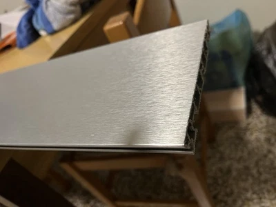 Zoccolo Cucina Inox + Ganci Per Gambe - Cucina Moderna - Immagine 1 di 4