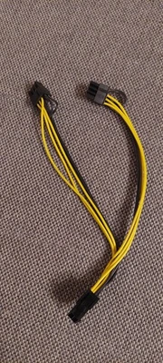 6-PIN PCI-Express PCIe zu 2x 6+2 PIN / 8 PIN PCI-E Splitter Adapter Kabel Mining - Bild 1 von 3