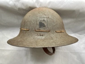 Ww2 Home guard VERY RARE 12th battalion penzance Zuckerman helmet 1941 dated - Picture 1 of 10