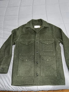 Vintage CC Filson Virgin Wool Mackinaw Cruiser Jacket Made In USA Mens 42 Large - Picture 1 of 9