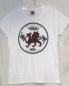 Vintage Celtic Dragon Men's M Brown 90s Shirt Gaelic Jen Delyth - Picture 1 of 2