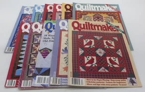 QUILTMAKER Magazine lot of 11 1991-98 Pattern Magazine for Today's Quilters - Imagen 1 de 12