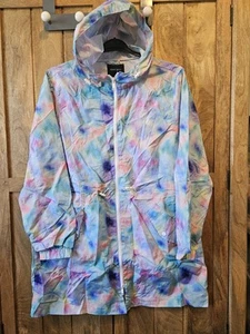 Size 18 Ladies Lightweight Jacket Toggle Tie Waist And Hood Elasticated Cuffs - Picture 1 of 2