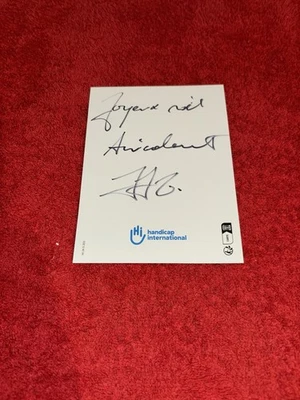 Carte Dédicacée Autograph Jean-Jacques Goldman - Image 1 of 2