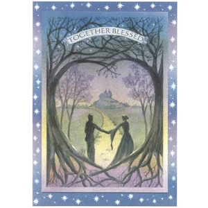 HEIDNISCHE WICCA GRUSSKARTE Gemeinsam Gesegnet HANDFASTEN KELTISCH WENDY ANDREW - Bild 1 von 8