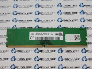 SK HYNIX 16 GB DDR4 DESKTOP RAM PC4-3200 1Rx8 HMAA2GU6CJR8N-XN, SKU 8829 - Picture 1 of 1