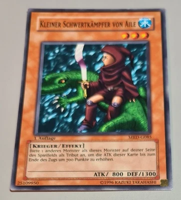 Yu Gi Oh Kleiner Schwertkämpfer von Aile # MRD-G085 1.AUFLAGE Metal Raiders 2002 - Bild 1 von 3
